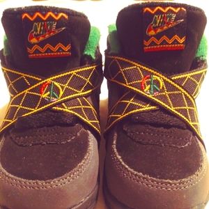 Nike Raid Toddler 7c Blk/Dk Green/Pine Green